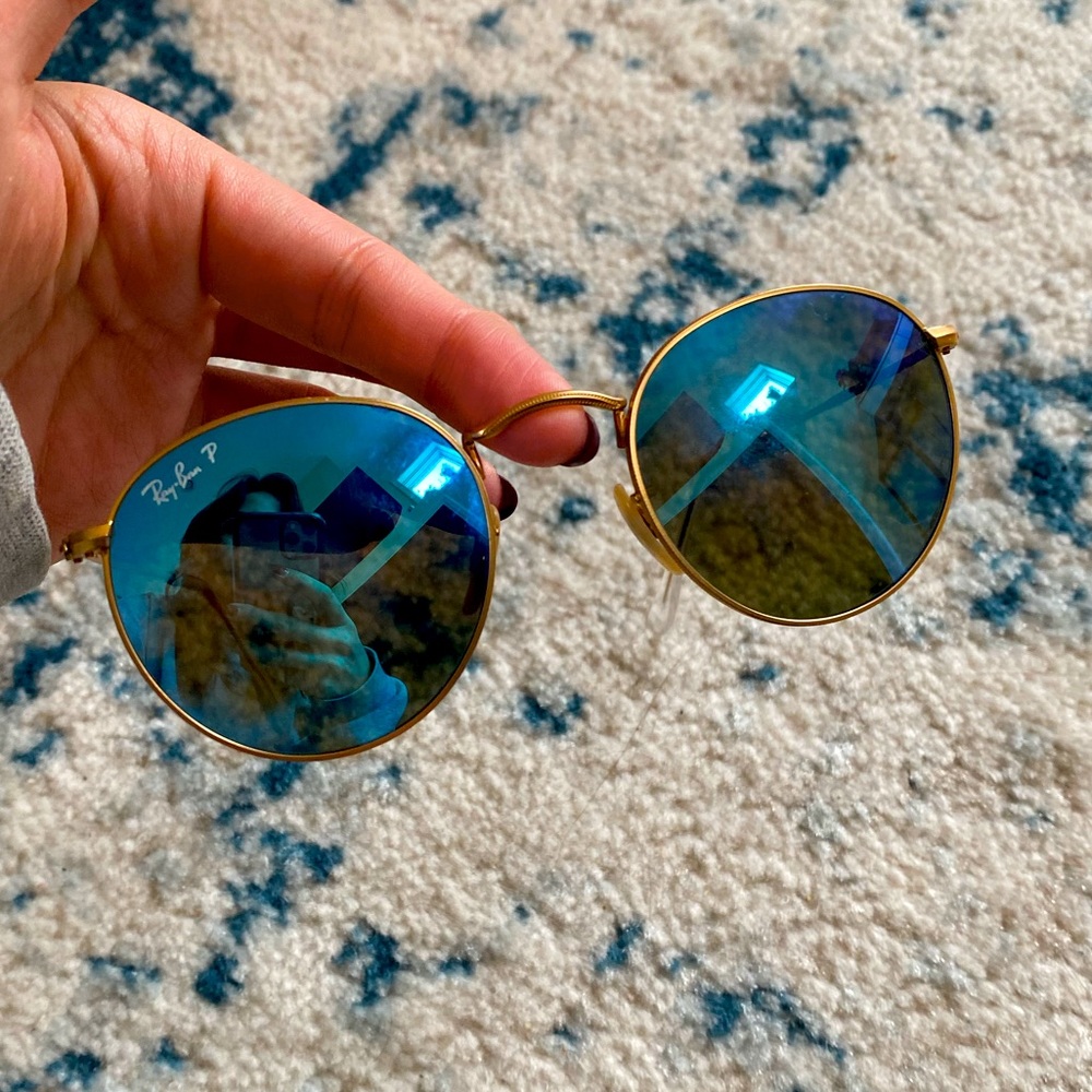 Polarized Blue Flash Ray-ban Sunglasses